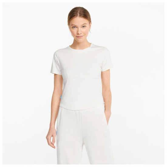 Puma Γυναικεία κοντομάνικη μπλούζα Infuse Tee Pristine Puma Γυναικεία κοντομάνικη μπλούζα Infuse Tee Pristine